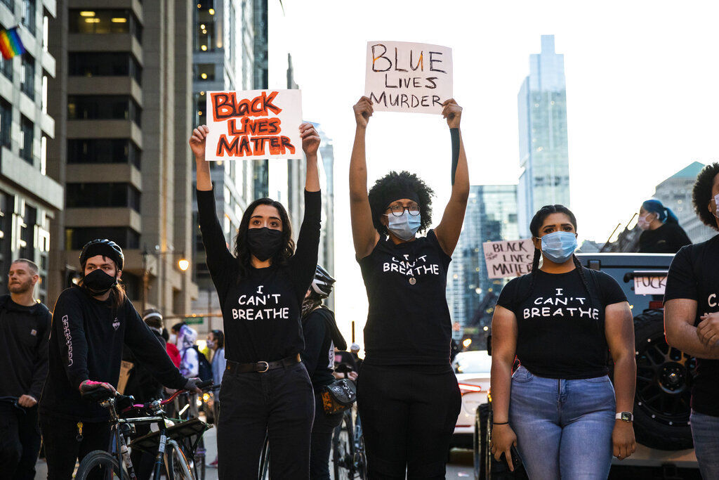 APTOPIX Minneapolis Police Death Protests Illinois